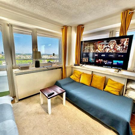 Sun Clima/Ac Metro X2 Fast Wifi 500 Mbs 70'Tv Netflix Appletv Hbo Apartment วอร์ซอ ภายนอก รูปภาพ