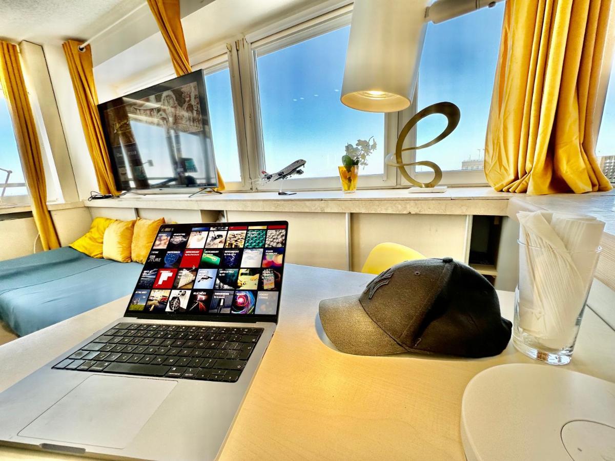 Sun Clima/Ac Metro X2 Fast Wifi 500 Mbs 70'Tv Netflix Appletv Hbo Apartment วอร์ซอ ภายนอก รูปภาพ